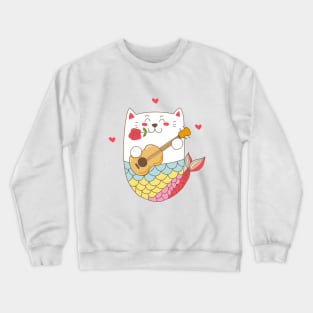 Cute Lovely Cat Crewneck Sweatshirt